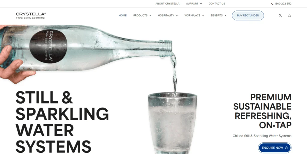 Crystella Website Looks