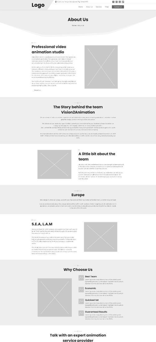 Wireframe Visual